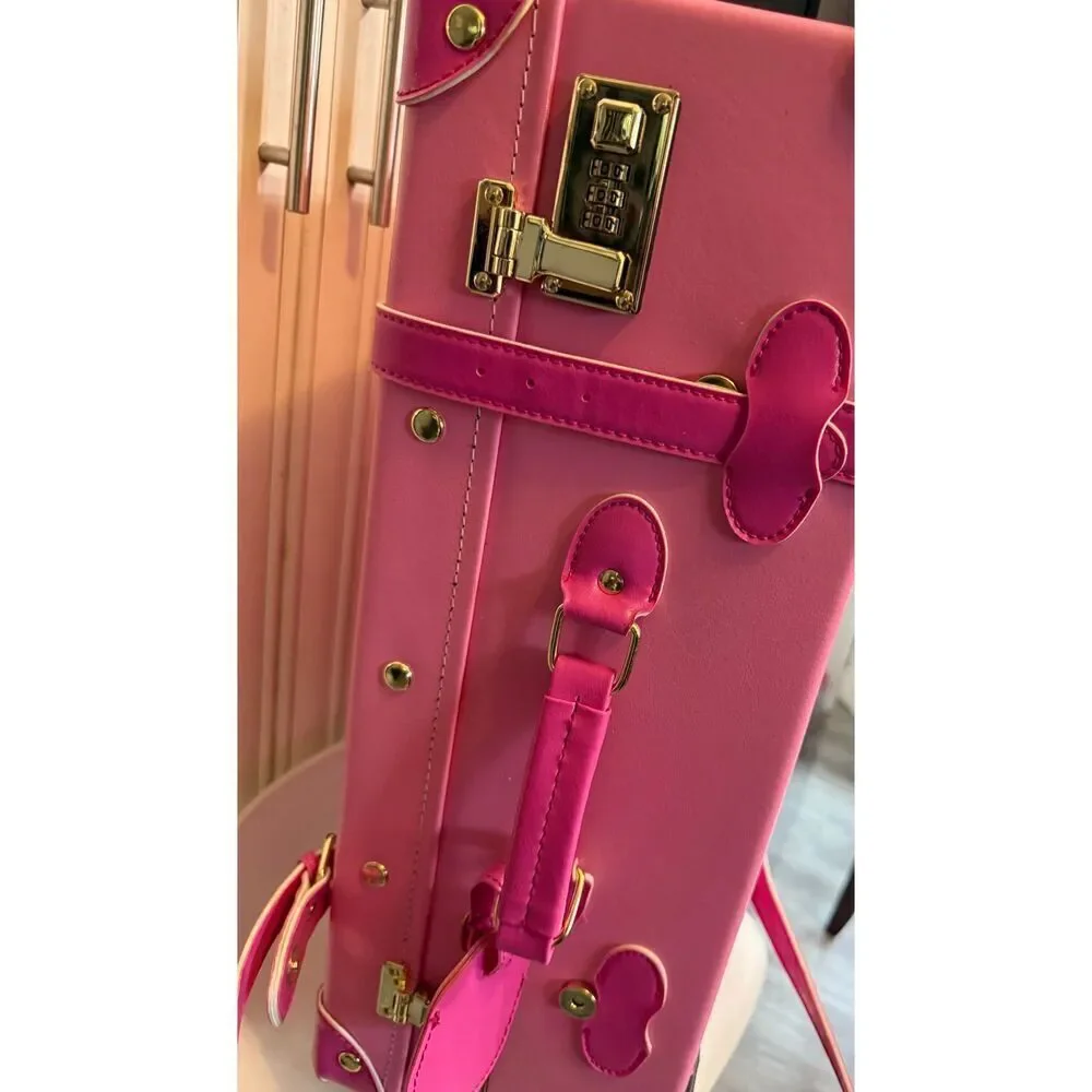 Disney Parks Bibbidi Bobbidi Boutique Disney Fantasy Cruise Ship Luggage Pink OS